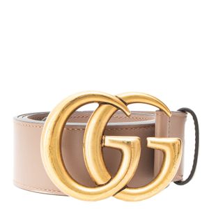 Cinto Gucci GG Marmont Bege