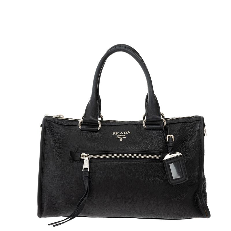 Bolsa-Prada-Ziper-Vitelo-Daino-Preta