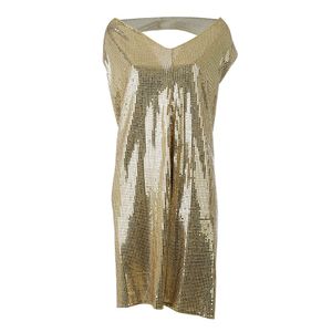 Vestido Bottega Veneta Dourado