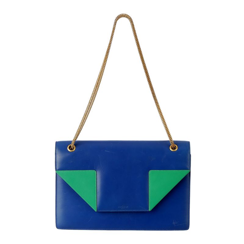 Bolsa-Saint-Laurent-Couro-Bicolor-