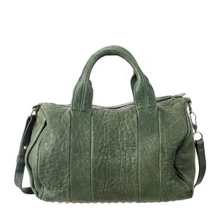 Bolsa Alexander Wang Rocco Couro Verde