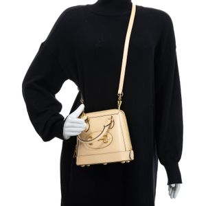 Bolsa Gucci 1955 Horsebit Mini Couro Creme