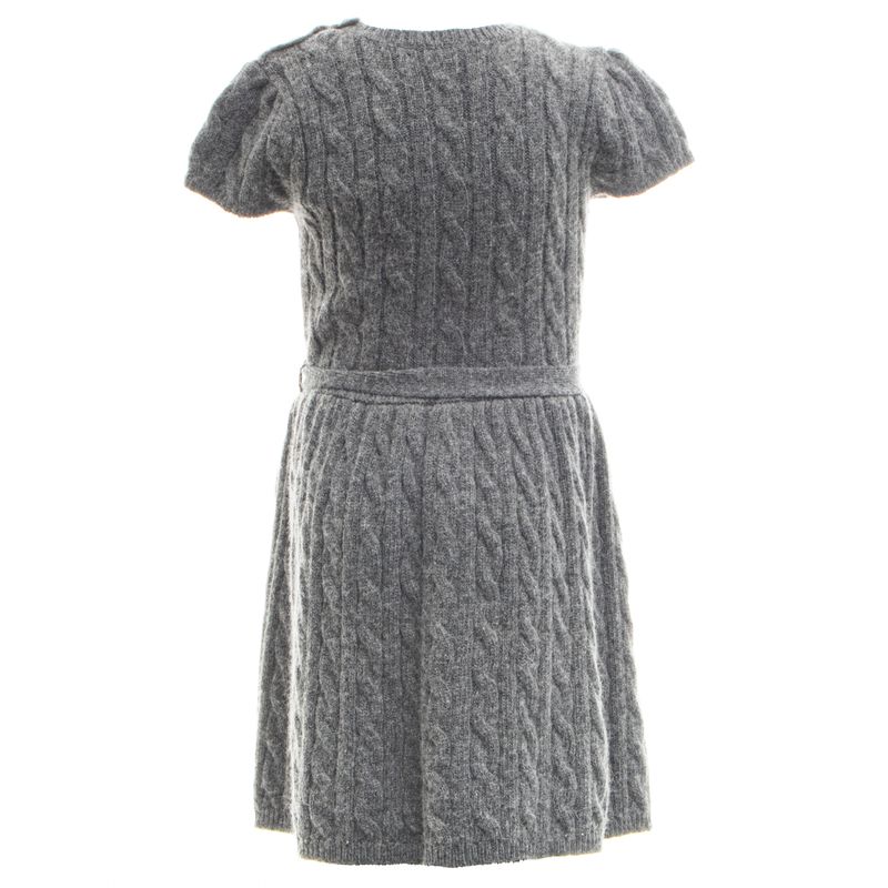 Vestido-Ralph-Lauren-Infantil-Trico-Cinza