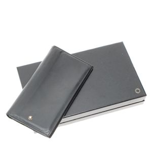 Carteira Montblanc Couro Preta
