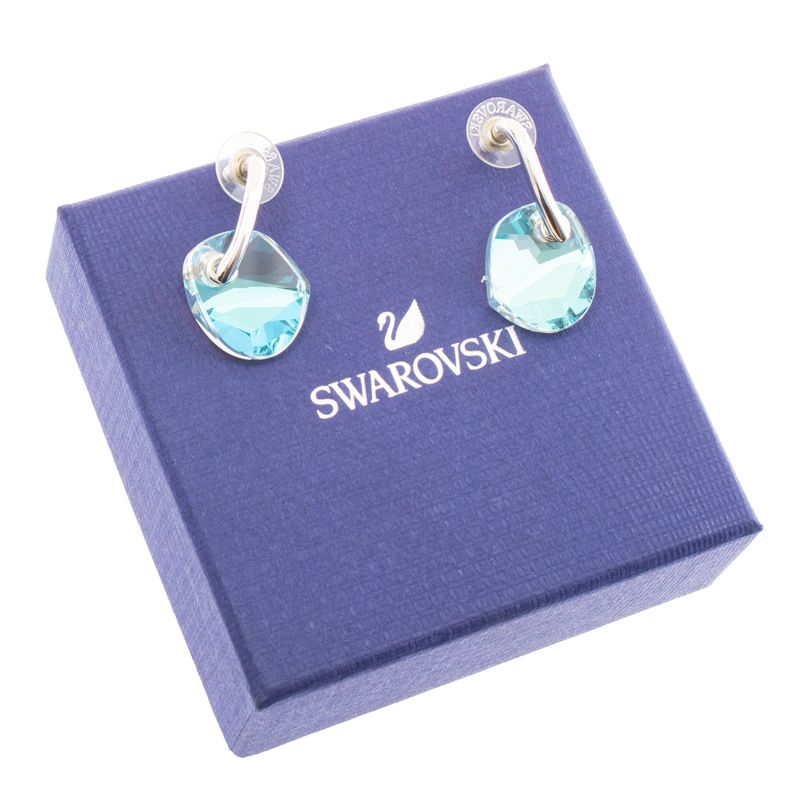 Brinco-Swarovski-Galet-Azul