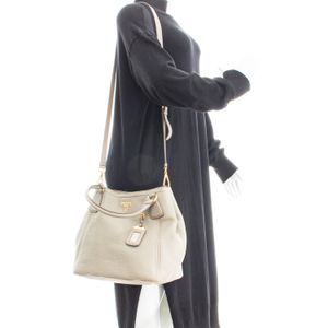 Bolsa Prada Sacca 2 Mancinni Couro Cinza