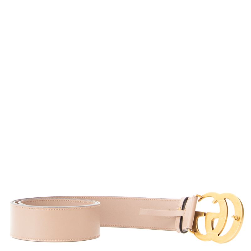 Cinto-Gucci-GG-Marmont-Bege