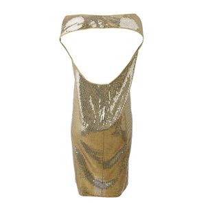 Vestido Bottega Veneta Dourado