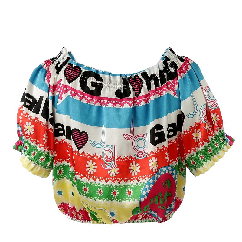 Blusa-John-Galliano-Estampada