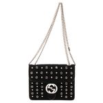 Bolsa-Gucci-Dollar-GG-Cristais-Camurca-Preta
