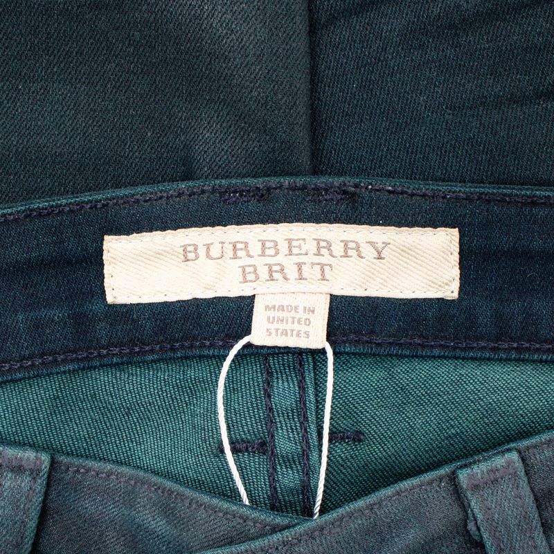 Calca-Burberry-Skinny-Marinho