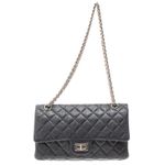 Bolsa-Chanel-Reissue-225-Double-Flap-Lambskin-Preta