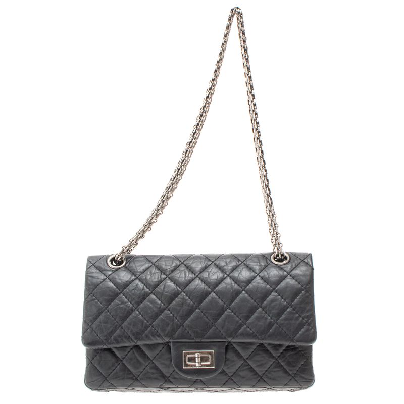 Bolsa-Chanel-Reissue-225-Double-Flap-Lambskin-Preta