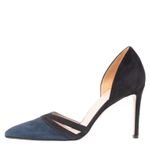 Scarpin-Gucci-Camurca-Azul-e-Preto