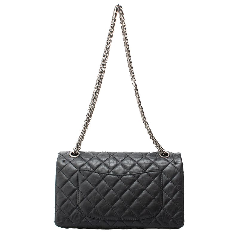Bolsa-Chanel-Reissue-225-Double-Flap-Lambskin-Preta