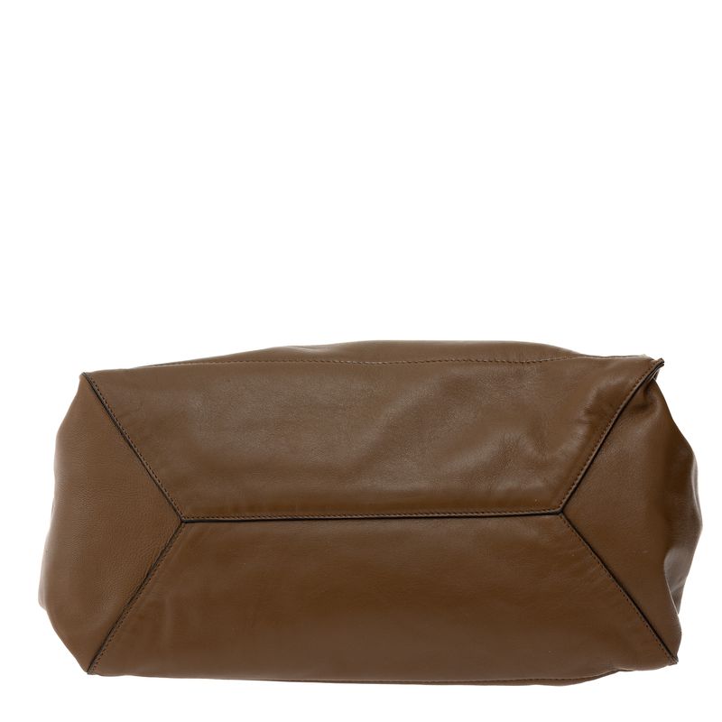 Bolsa-Valentino-Garavani-Rockstud-Couro-Marrom