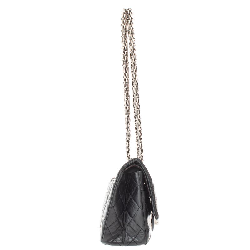 Bolsa-Chanel-Reissue-225-Double-Flap-Lambskin-Preta