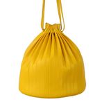 Bolsa-Mansur-Gavriel-Couro-Plissado-Amarelo-