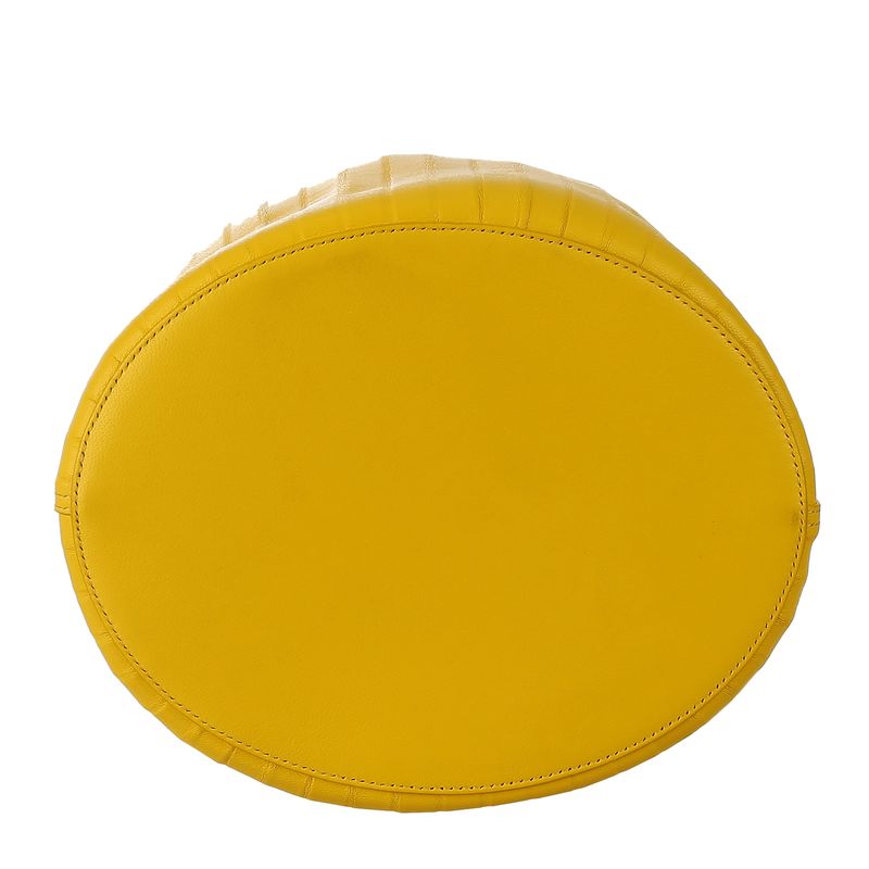 Bolsa-Mansur-Gavriel-Couro-Plissado-Amarelo-