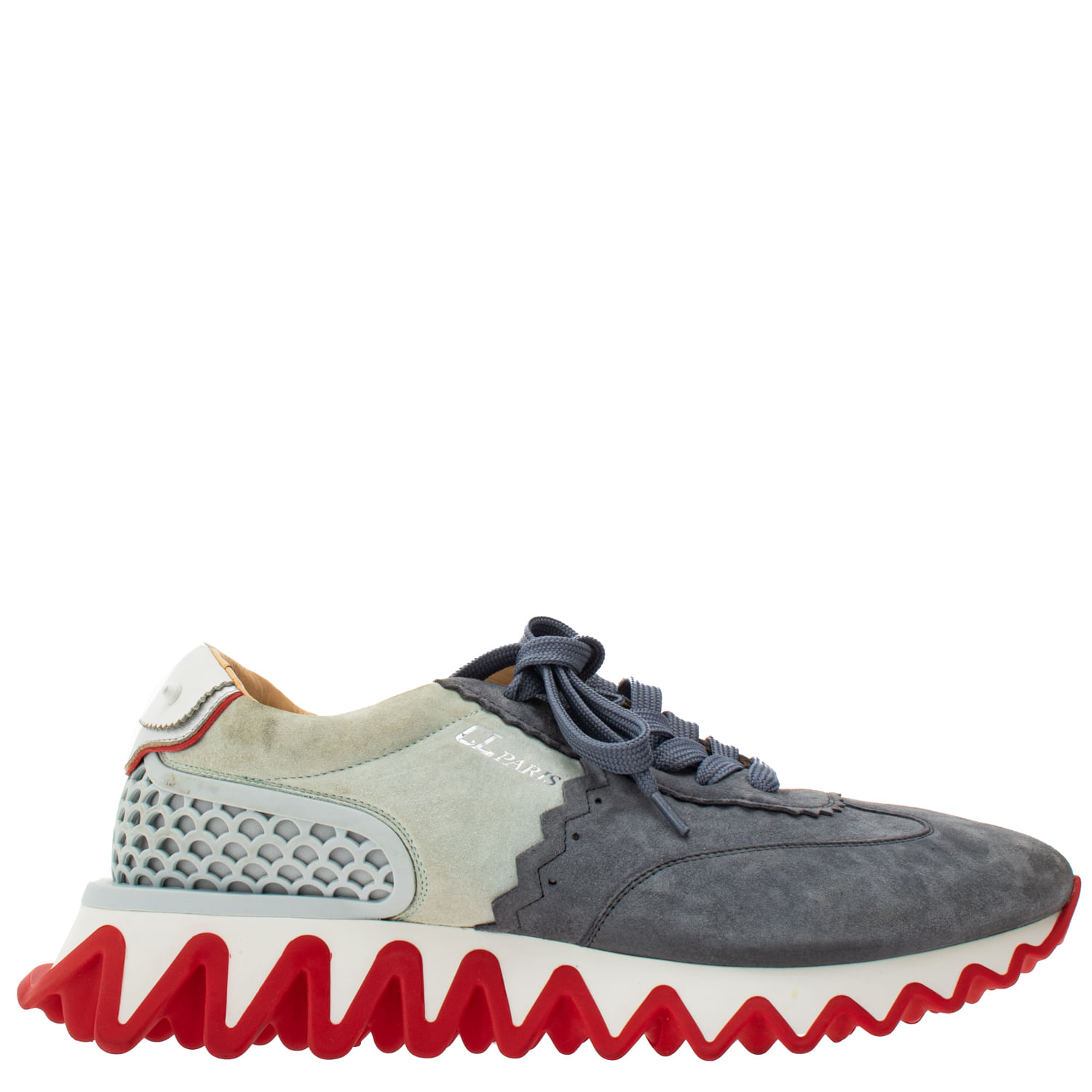 Tênis Christian Louboutin Loubishark Cinza | Brechó de luxo