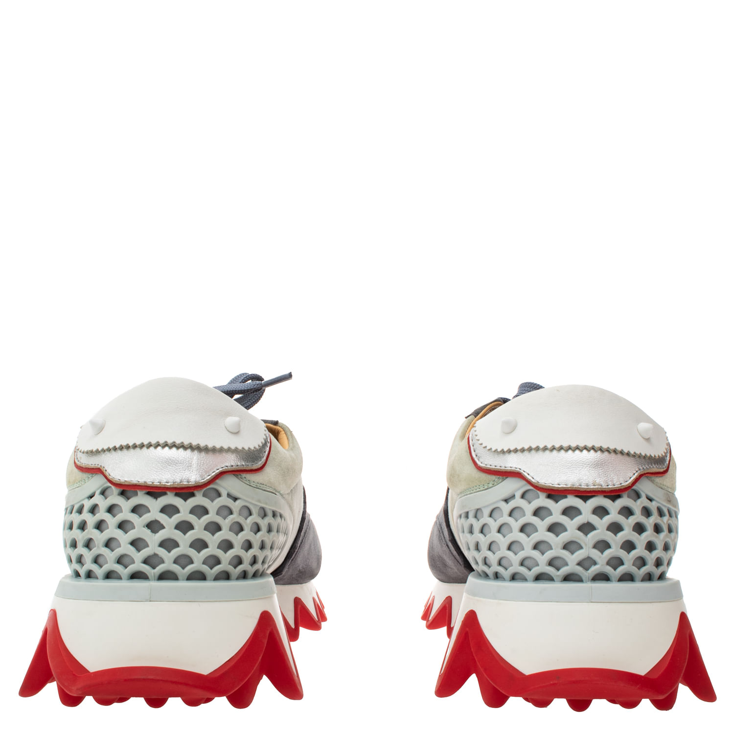 Tênis Christian Louboutin Loubishark Cinza | Brechó de luxo