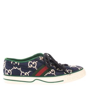 Tênis Gucci 1977 GG Canvas Azul