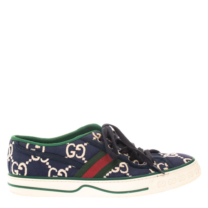 Tenis-Gucci-1977-GG-Canvas-Azul