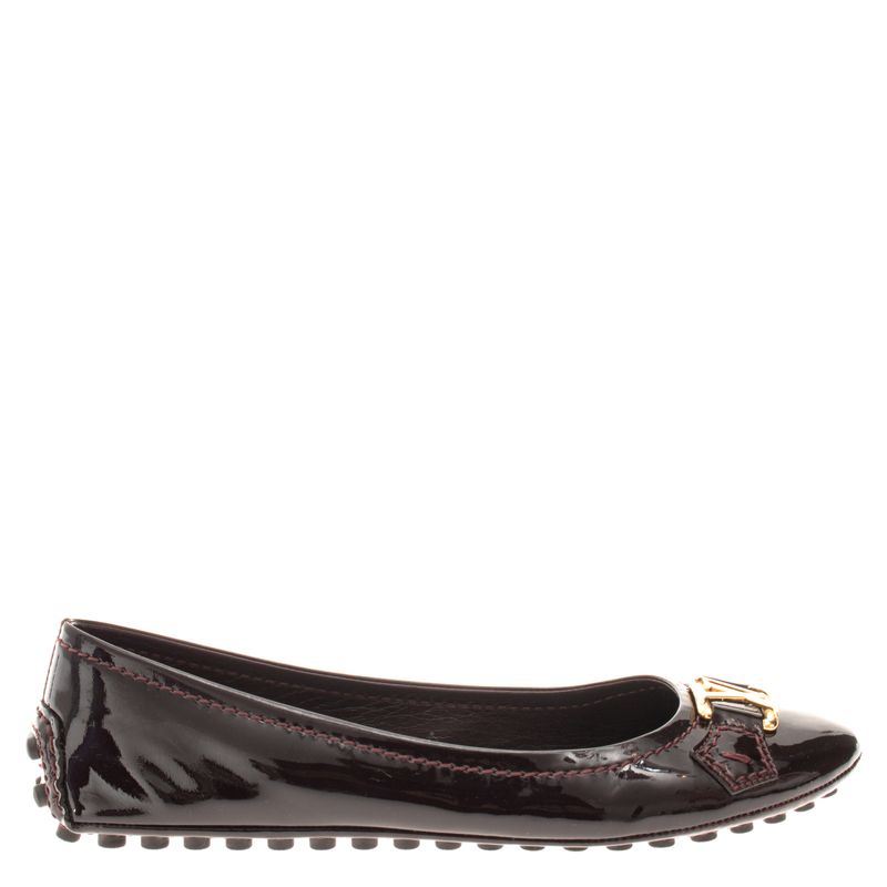 Sapatilha-Louis-Vuitton-Verniz-Bordo
