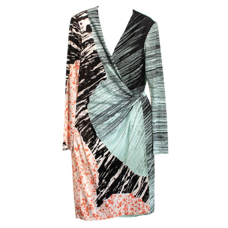 Vestido-Diane-Von-Furstenberg-Wrap-Dress-Estampado