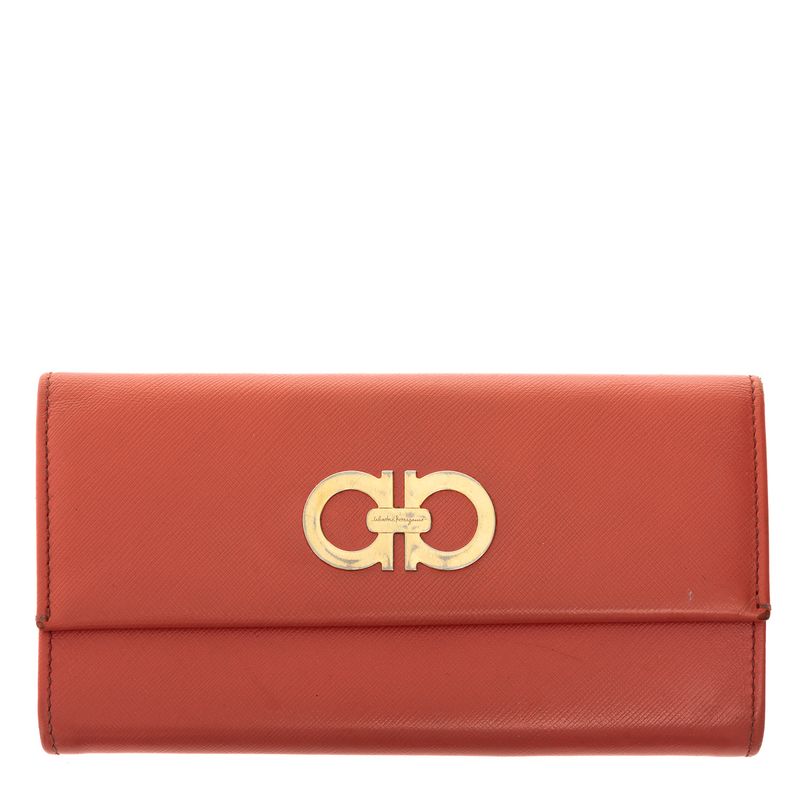 Carteira-Ferragamo-Couro-Rosa