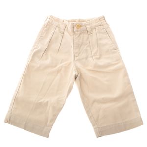 Calça Polo Ralph Lauren Infantil Pregas Creme