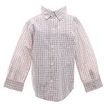 Camisa-Janie-and-Jack-Infantil-Xadrez-Branca-e-Vermelha