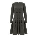 Vestido-Alaia-Cinza-e-Preto-
