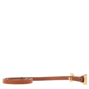 Cinto Chloé Infantil Laço Couro Marrom