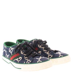 Tênis Gucci 1977 GG Canvas Azul