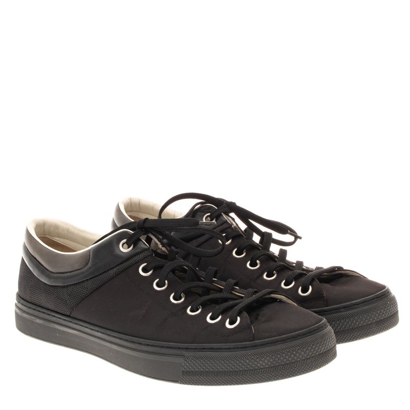 Tenis-Louis-Vuitton-Damier-Lona-Preto
