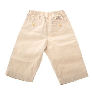 Calça Polo Ralph Lauren Infantil Pregas Creme