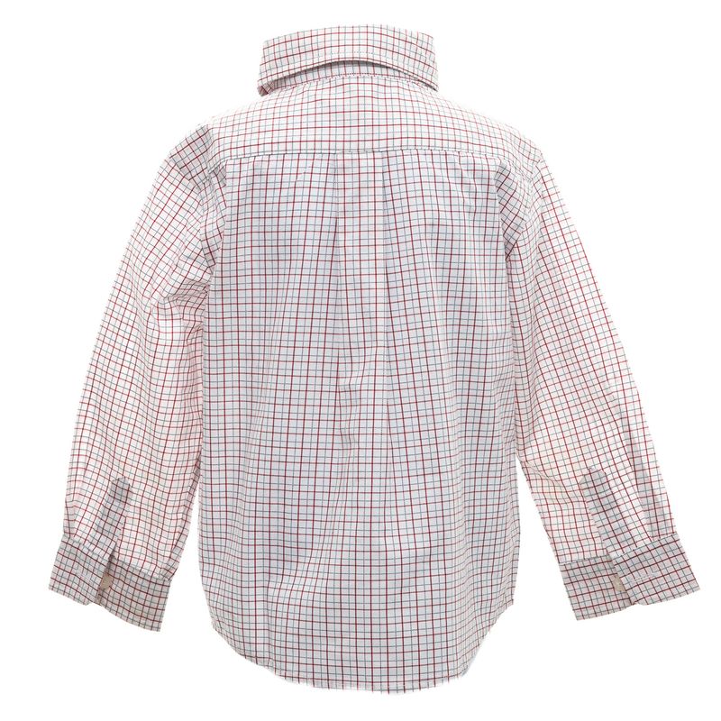 Camisa-Janie-and-Jack-Infantil-Xadrez-Branca-e-Vermelha