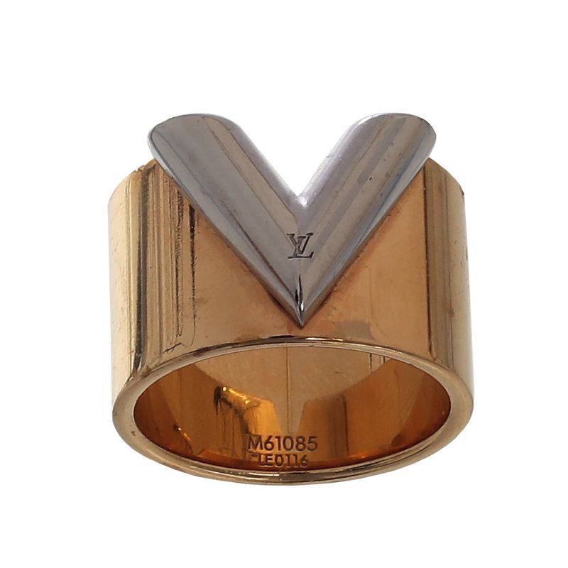 Anel-Louis-Vuitton-V-Bicolor