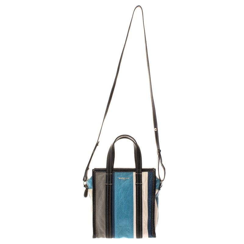 Bolsa-Balenciaga-Bazar-Couro-Multicolorida