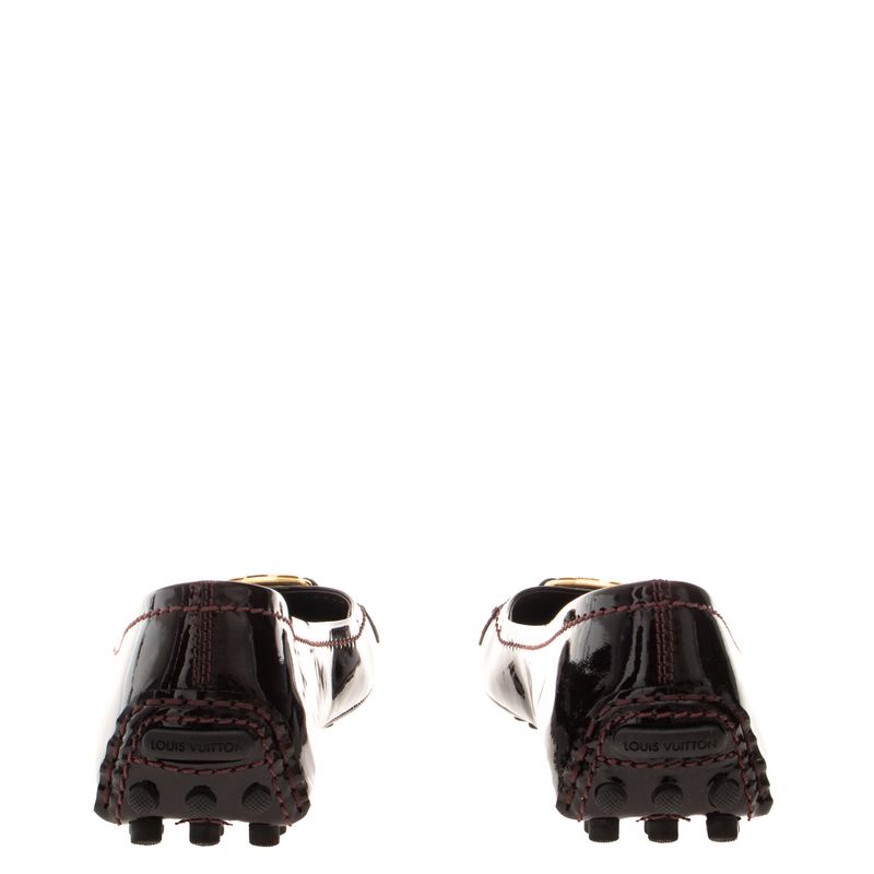 Sapatilha-Louis-Vuitton-Verniz-Bordo