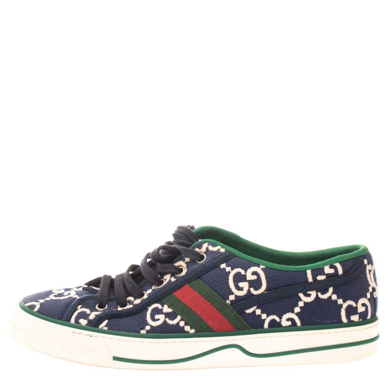 Tenis-Gucci-1977-GG-Canvas-Azul