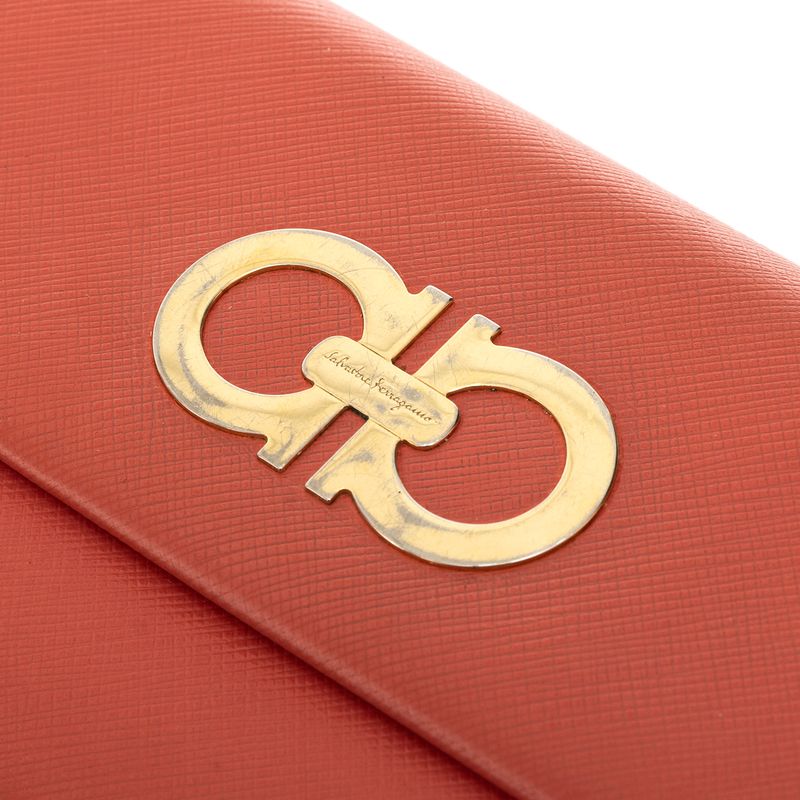 Carteira-Ferragamo-Couro-Rosa
