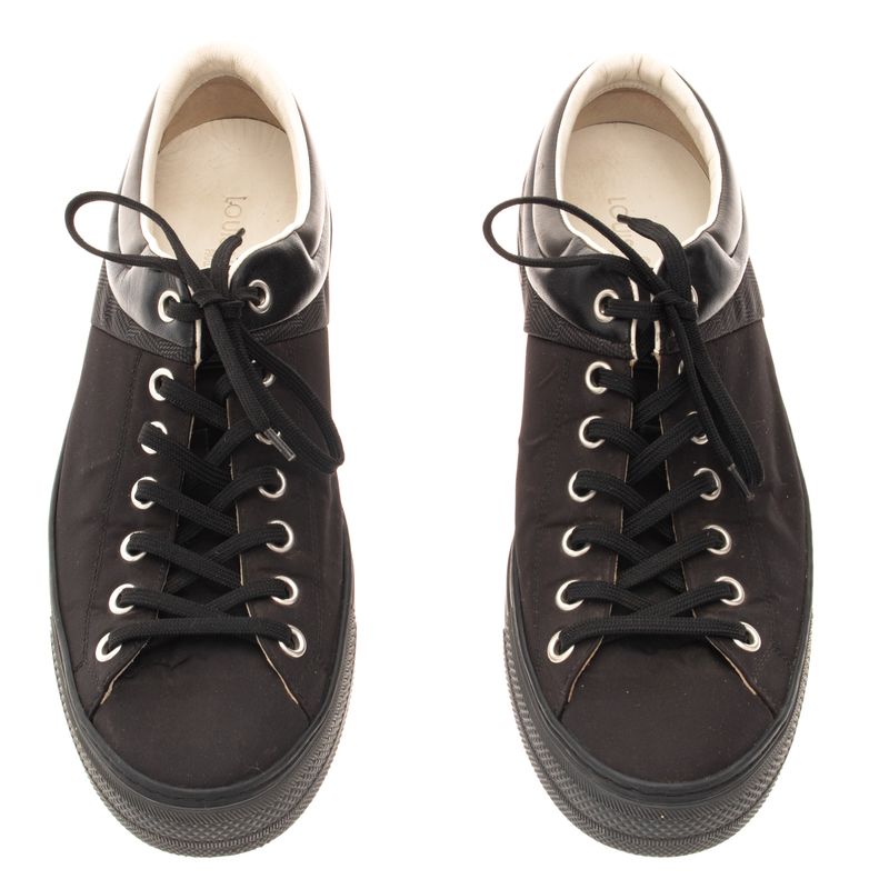 Tenis-Louis-Vuitton-Damier-Lona-Preto