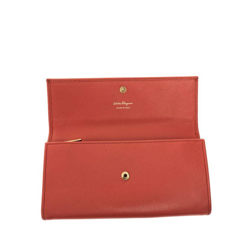 Carteira-Ferragamo-Couro-Rosa
