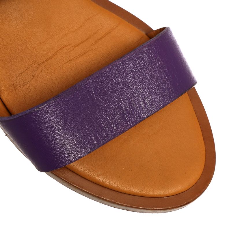 Rasteira-Ralph-Lauren-Couro-Roxa