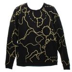 Moletom-Kenzo-Preto-com-Borado-Amarelo