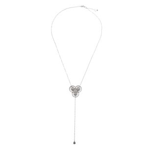 Colar H Stern Jogo de Cartas Paus Ouro Branco e Diamantes