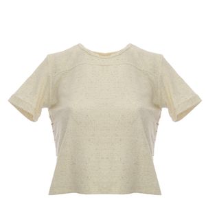 Blusa A Niemeyer Pregas Bege