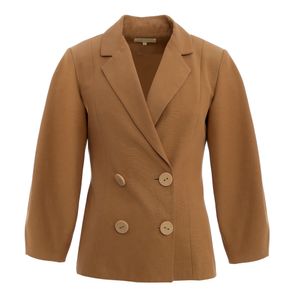 Blazer Cris Barros Botões Caramelo